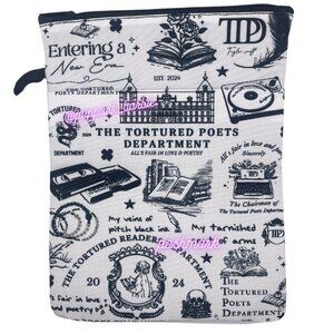 🆕 Taylor Swift TTPD Makeup Travel Bag Pencil Case🪶
